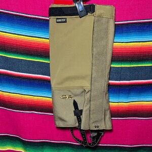 NWT Outdoor Research Expedition Crocodile Classic Gaiters Coyote Brown Medium